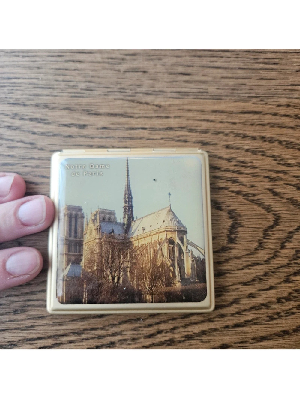 Paris France Souvenir Compact Mirror Lot Notre Dame Sacré-Cœur Double Mirrors